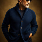 Wyler – Lekki dzianinowy kardigan z kołnierzem szalowym