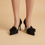 Kwiat popołudnia | Eleganckie buty na wysokim obcasie od projektanta