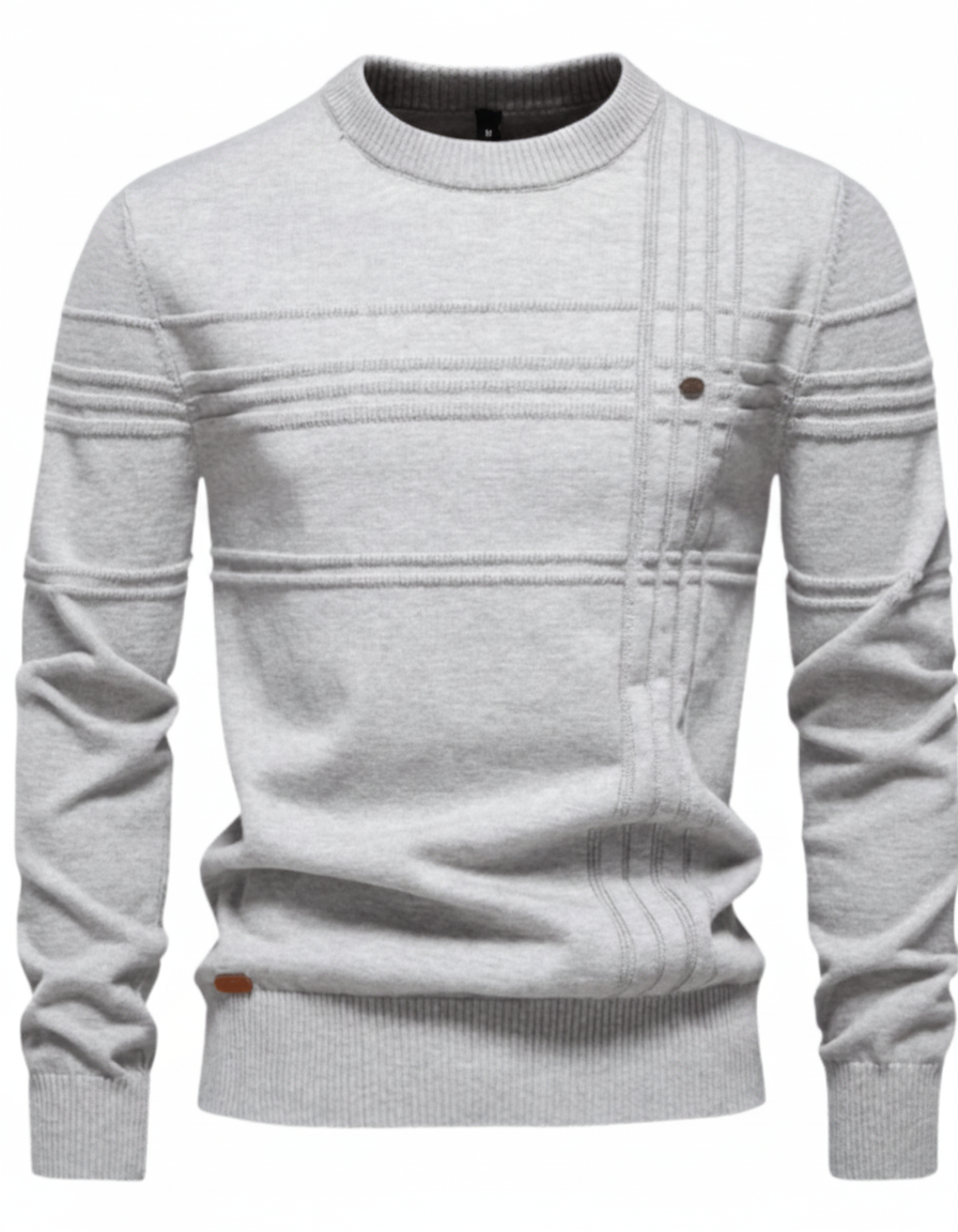 Gairos – Elegancki sweter w kratę