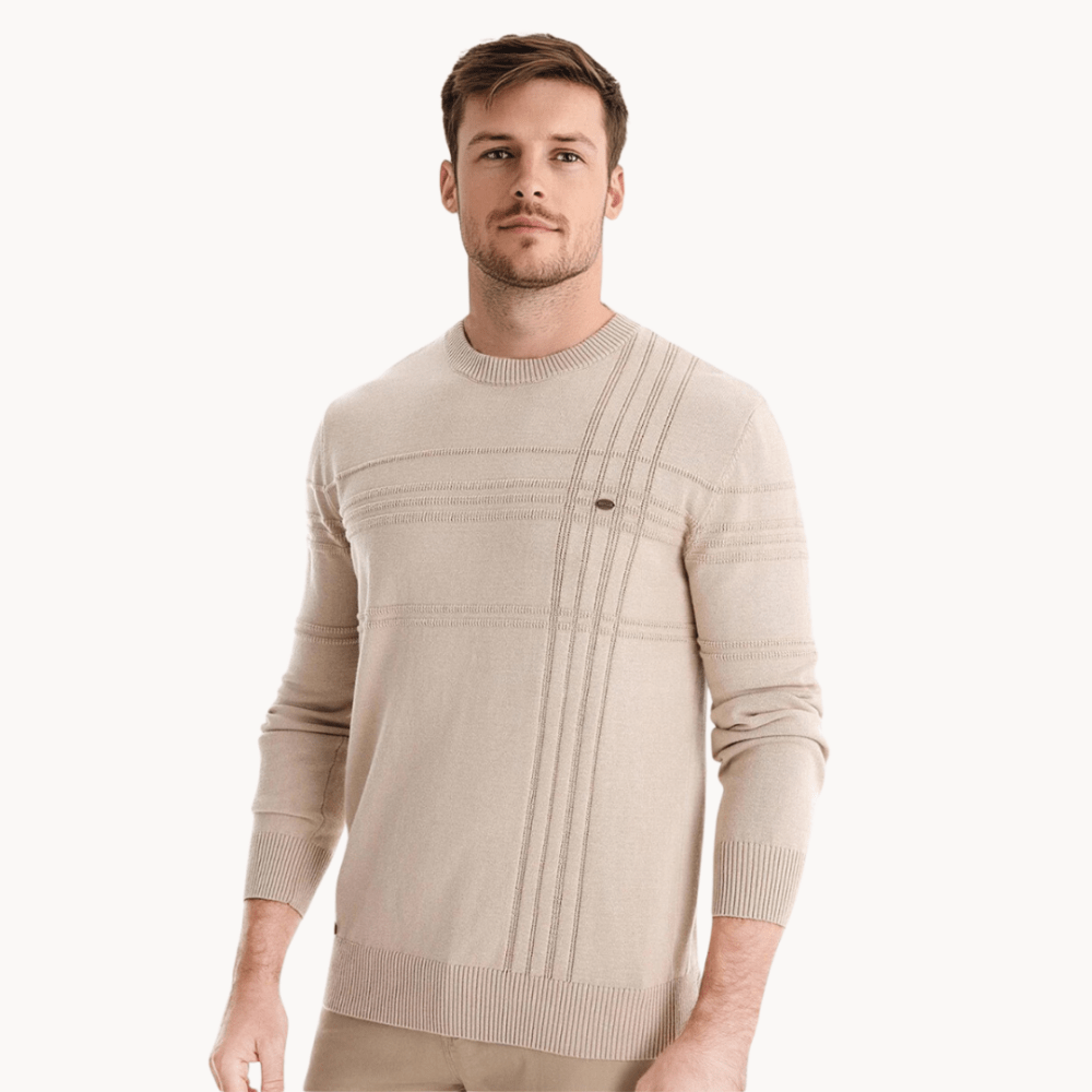 Gairos – Elegancki sweter w kratę
