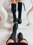 ELARÁ | Czarne wysokie kozaki