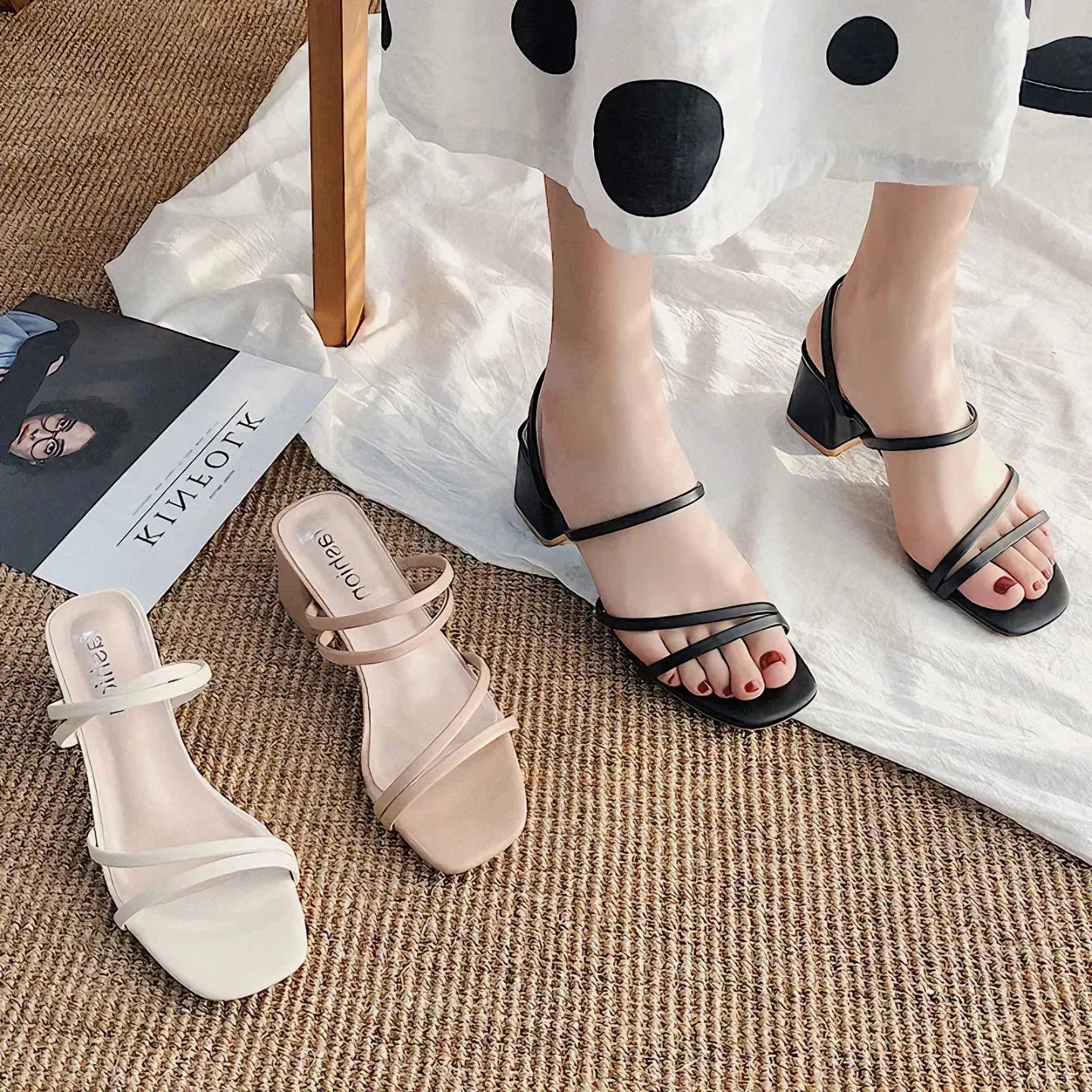 MULE CAMILA WYPCHNIĘTA